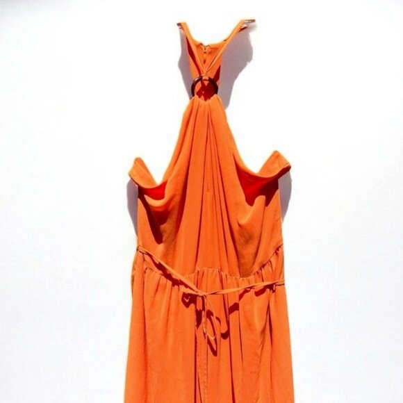 TOCCIN Orange jumpsuit $495 Retail Size 8 | Please see description - Picture 4 of 11